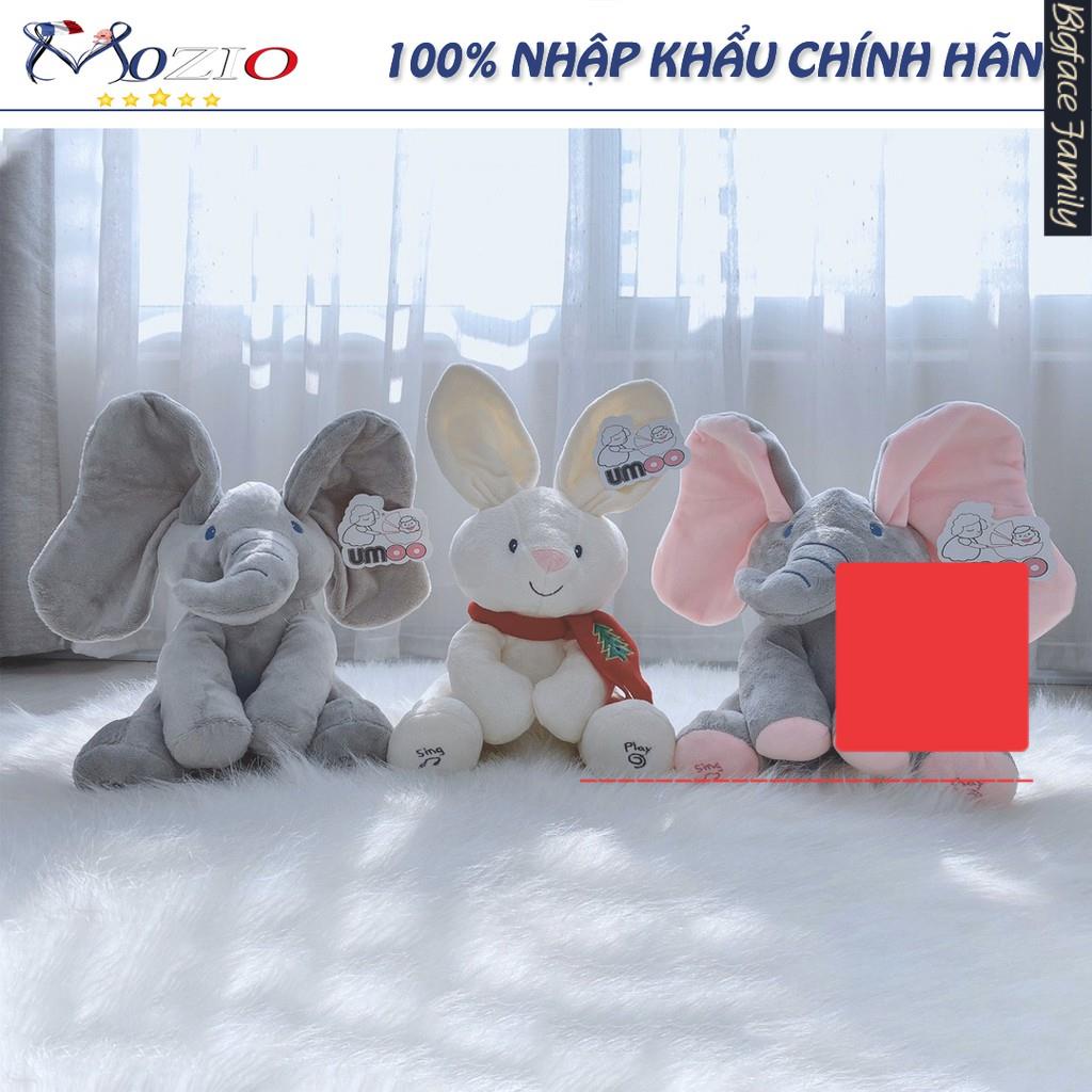Đồ chơi trẻ em 🌞 Voi thỏ ú òa PekaBOO biết hát,vẫy tai cực yêu cho bé Mozio store