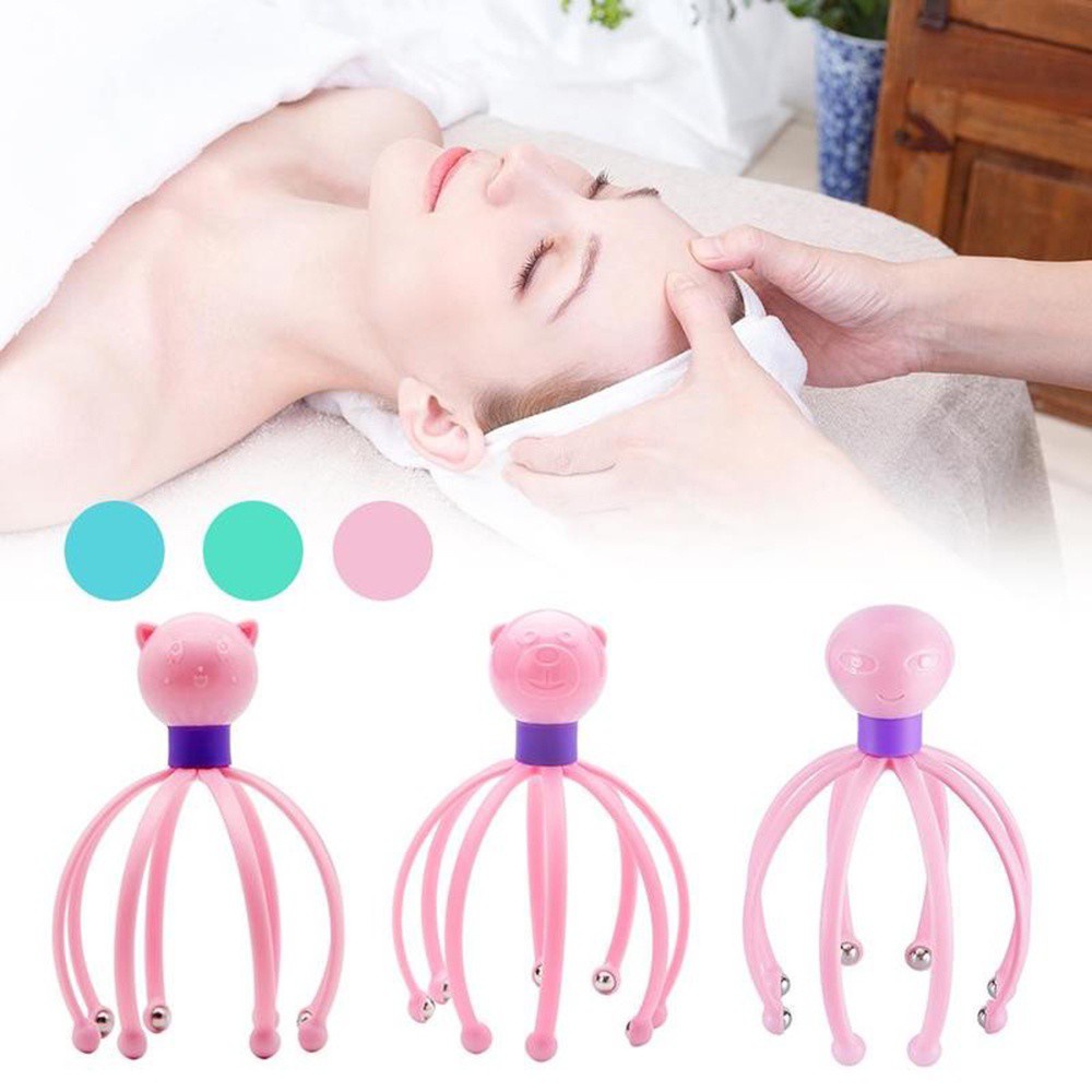[Hàng mới về] Dụng cụ mát xa da đầu thư giãn chăm sóc sức khỏe nhiều màu sắc