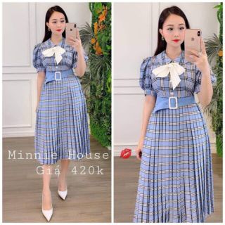 ‼️‼️ combo đầm bbr dập li nơ