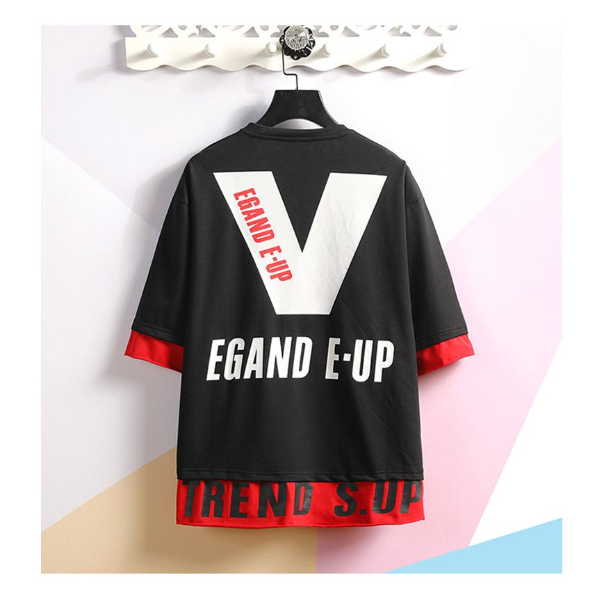 Bộ Quần Áo Thun Nam EGAND E - UP Quần Phối Dây Chữ Cá Tính Thời Trang SET NAM 9000038CC | BigBuy360 - bigbuy360.vn