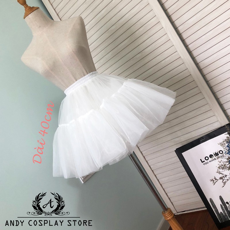 [Mã SKAMA8 giảm 8% đơn từ 300k] [CÓ SẴN] Tùng phồng lolita mềm 40cm | BigBuy360 - bigbuy360.vn