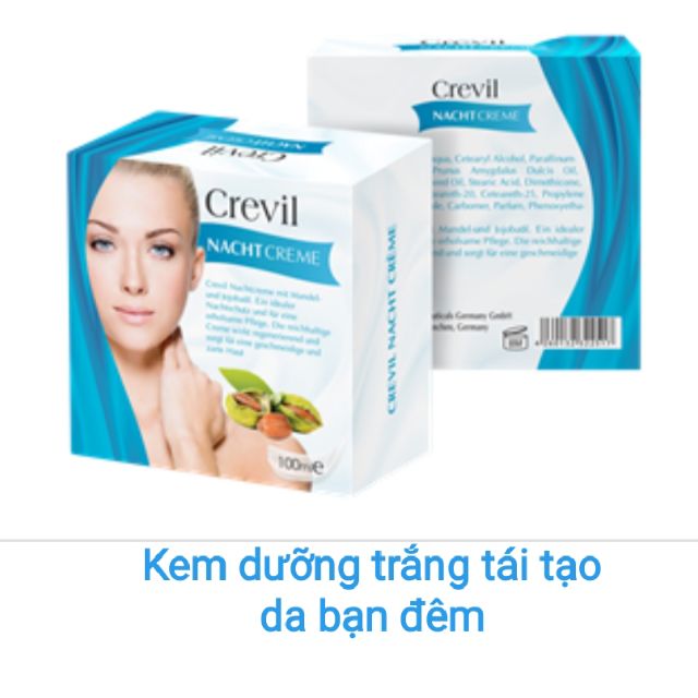 DƯỠNG DA

KEM DƯỠNG DA BAN ĐÊM CREVIL NACHT CRÈME