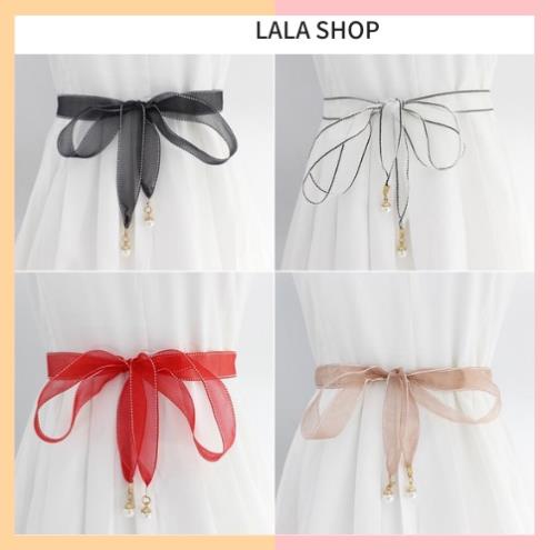 New Đai váy ren nhiều màu tiểu thư - Dây nịt váy áo kiểu sang điệu đà vải ren cao cấp ⚡ $