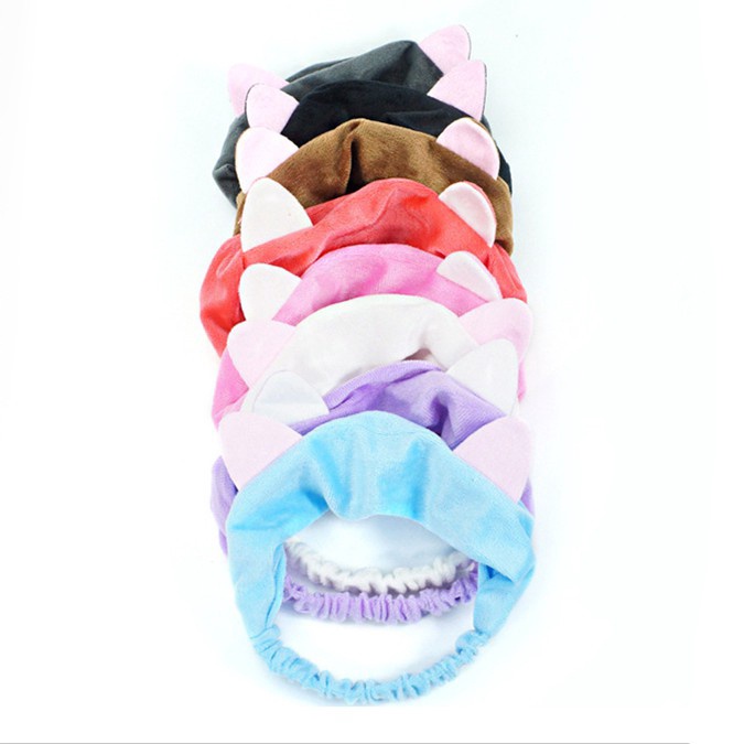 【kifli】Băng Đô Cài Tóc Hình Thú, Tai Thỏ, Tai Mèo, Hình Gấu, Cài Tóc Rửa Mặt Nam Nữ Phong Cách Hàn Quốc