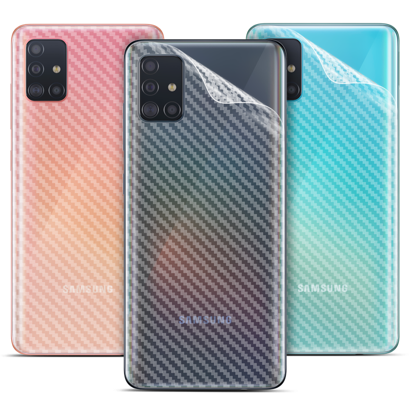 (Mua 1 Tặng 4 Tặng) Miếng Dán Màn Hình Sợi Carbon 3d Cho Samsung S20 Ultra Fe S10 S9 S8 5g Lite Plus