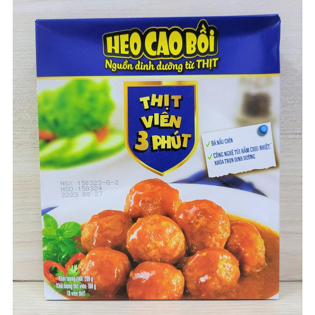 THỊT VIÊN 3 PHÚT HEO CAO BỒI Instant Pork Meatballs