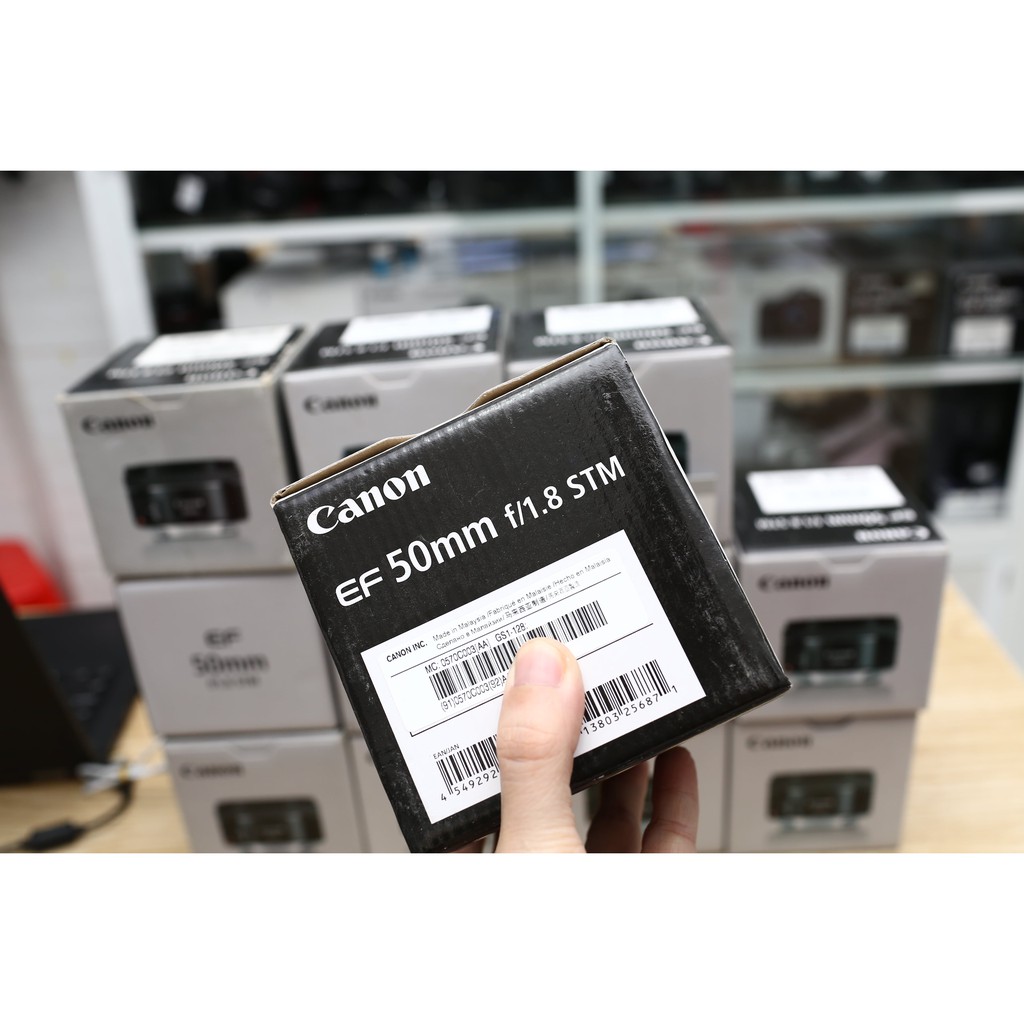 CANON EF 50mm F1.8 STM - ỐNG KÍNH CHÂN DUNG ĐA DỤNG CHO CROP $ FULLFAME.