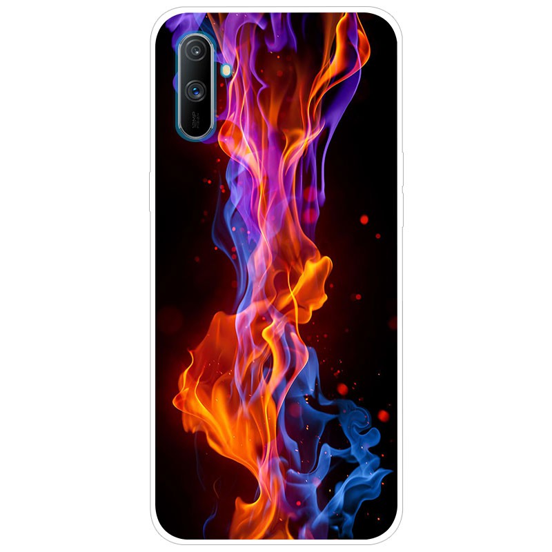 Ốp điện thoại từ TPU silicon mềm họa tiết hoạt hình dễ thương dành cho Realme C3i