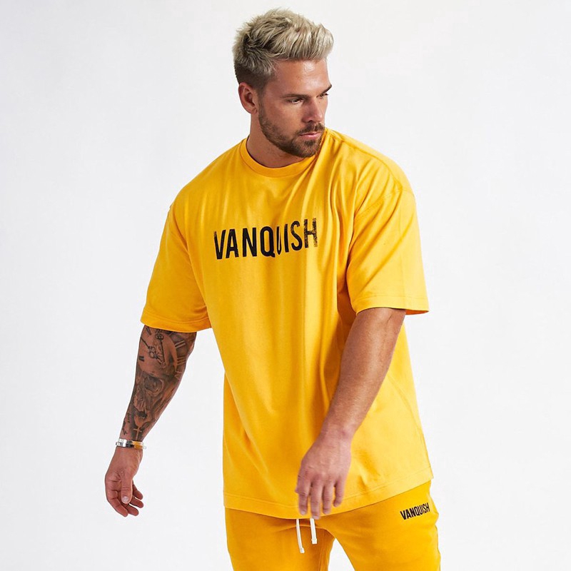 Áo thun cotton ngắn tay phong cách thể thao năng động cho nam