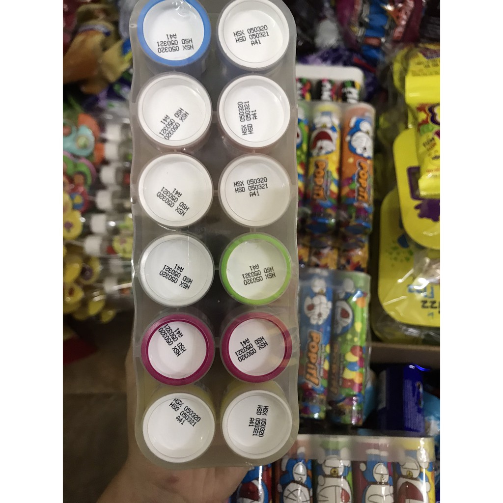 Kẹo socola POP IT! Phaner lốc 12 hũ x 20g doraemon - 199