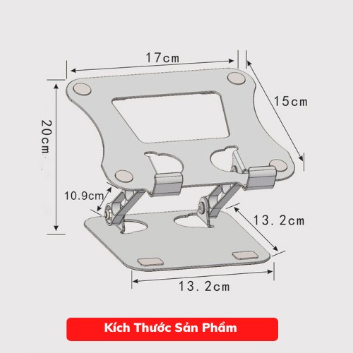 Giá Đỡ Laptop ,Máy Tính, iPad, Macbook Hợp Kim Nhôm Cao Cấp, Kệ Đỡ Cho Máy 12 14 inch Có Thể Điều Chỉnh Được Độ Cao