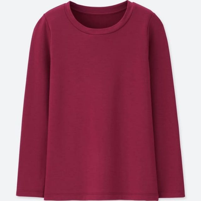 Áo giữ nhiệt heattech extra warm trẻ em KID cổ tròn của UNIQLO - Nhật