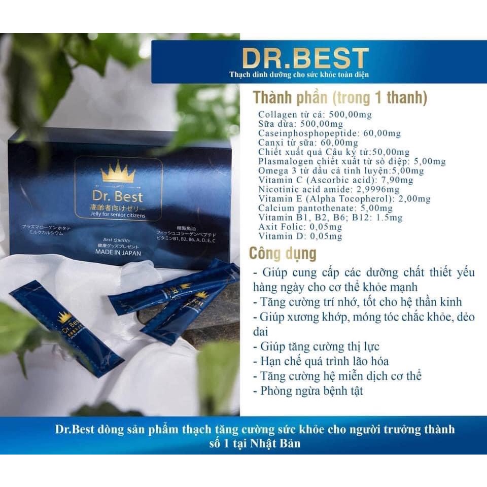 Dr Best - Thạch Tăng Cường Sức Khỏe Cho Người Trưởng Thành Của Nhật