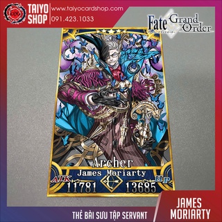 Thẻ bài custom card bánh xốp anime Fate/Grand Order FGO để sưu tầm tự chọn James Moriarty