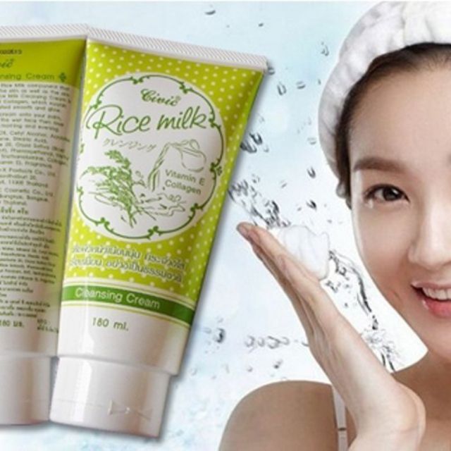 Sữa Rửa Mặt Gạo Civic Rice milk 180mL Thái Lan