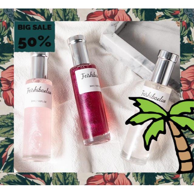 Nước hoa toàn thân lâu phai Nhũ Kim Tuyến Lấp Lánh Feishibaoluo 30ml | Thế Giới Skin Care