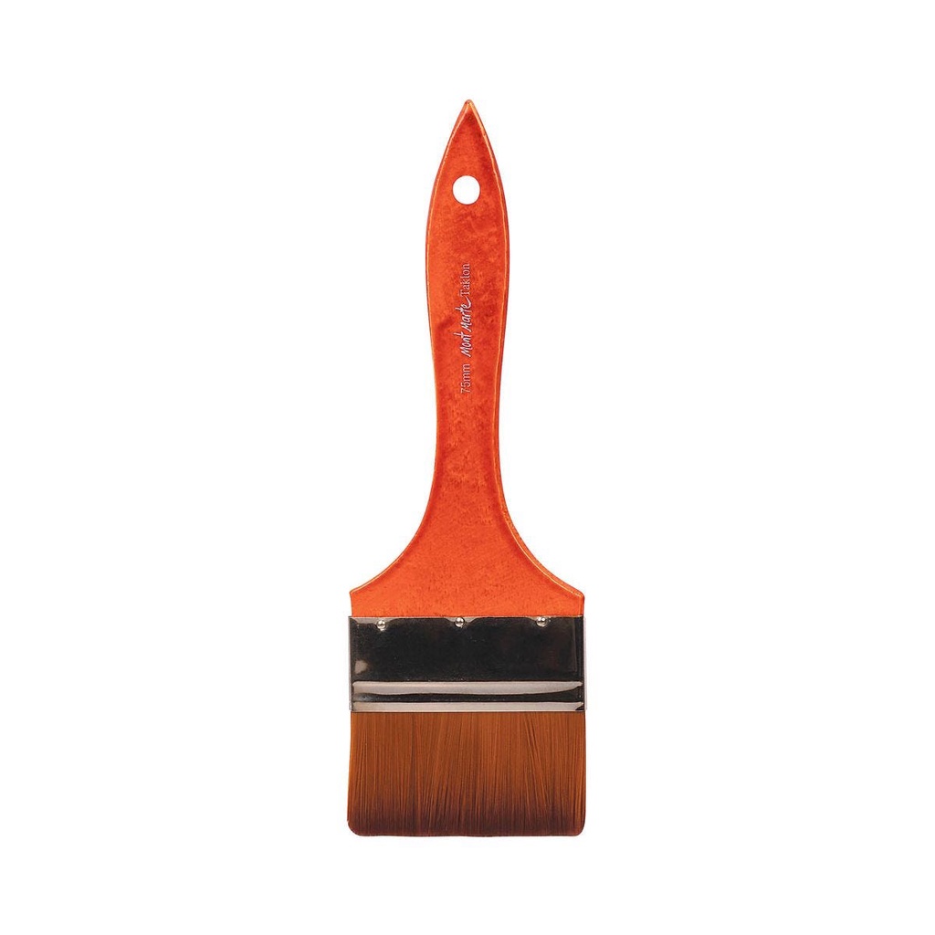 CỌ DẸT BẢN LỚN MONT MARTE 25/50/75MM, CỌ HẠNG HỌA SĨ (MONT MARTE ARTIST BRUSH TAKLON FLAT)