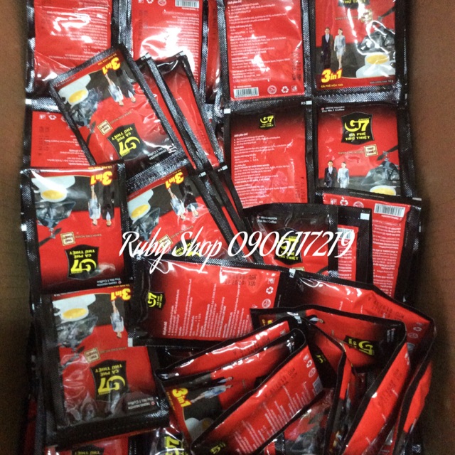 10 gói Cà phê sữa đá 3 in 1 G7