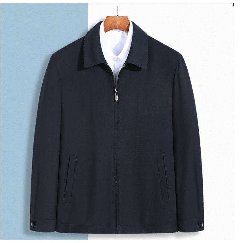 Áo khoác gió nam dáng suông thằng dáng vừa cổ bẻ cổ đức mẫu mới 2020