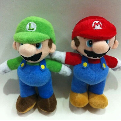 Bộ 2 búp bê đồ chơi Super Mario và Luigi 9.8&quot;