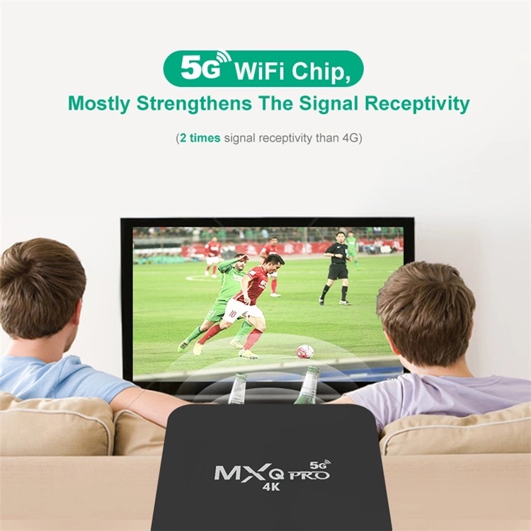 Mxq pro Tivi Thông Minh android 4k hd box 5g + BàN PhíM mini i8 2.4ghz CảM ỨNg 5g