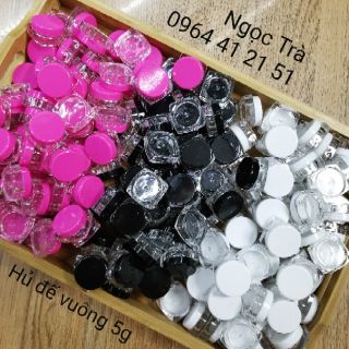 Combo 100c hủ 5g đế vuông