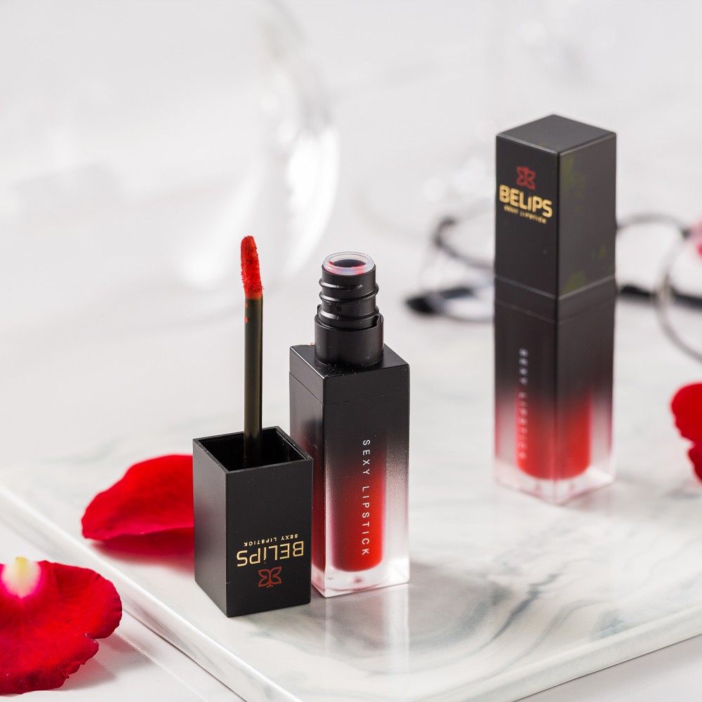 Combo 5 Son Môi Belips, Son kem không chì (Tặng Túi + Hộp + Thẻ BH) | BigBuy360 - bigbuy360.vn