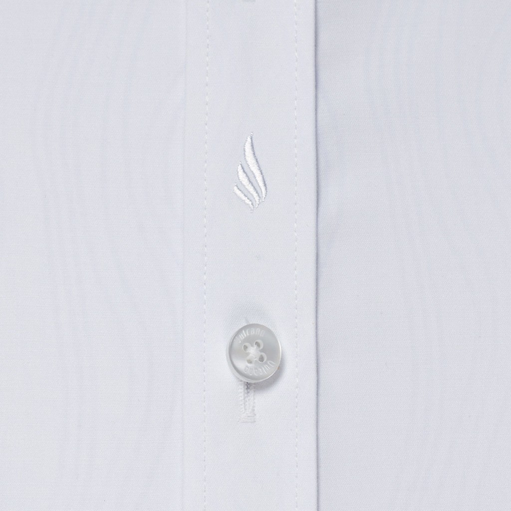 Áo Sơ Mi Dài Tay Trắng Vulcano 0663 Dáng Slil Chất Vải Cao Cấp, Mềm Mát Hạn Chế Nhăn Nhàu