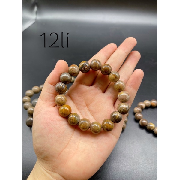 Vòng Tay Gỗ Hoá Thạch Phong Thuỷ Tự Nhiên