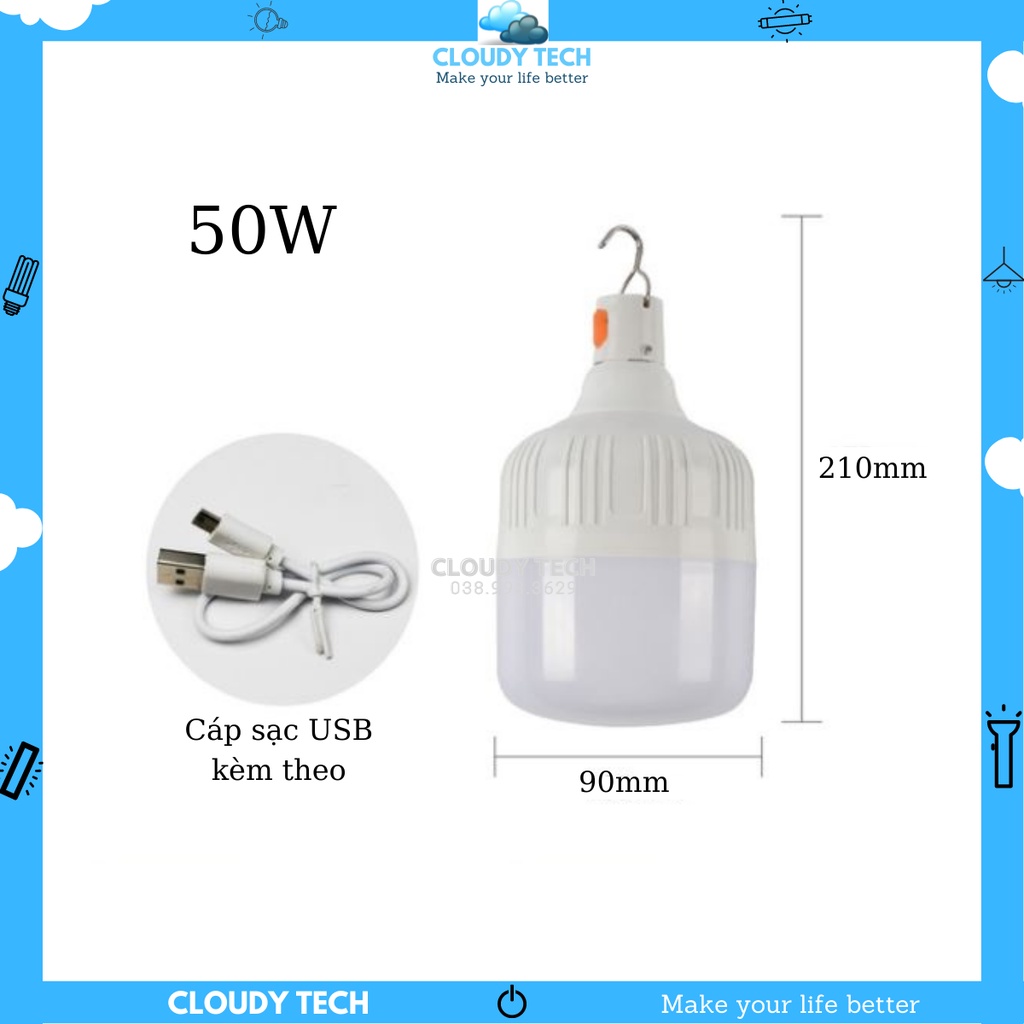 Đèn năng lượng mặt trời sân vườn 50W