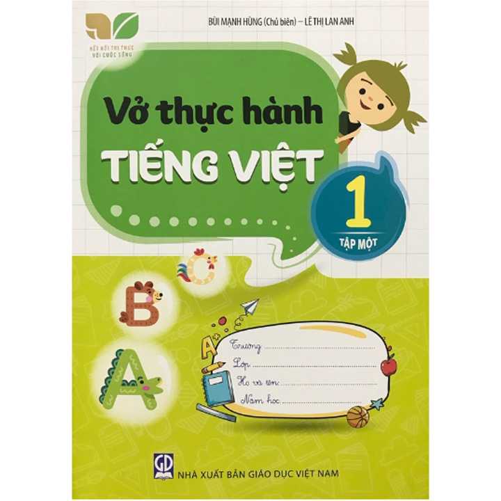 Sách - Vở thực hành Tiếng Việt lớp 1 tập 1 (Kết nối tri thức với cuộc sống)