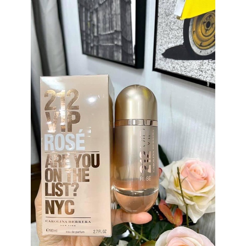 Nước hoa Carolina Herare 212 VIP Rose EDP 80ml