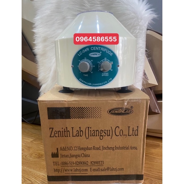 Máy Li Tâm 6 Ống Tách Huyết Tương Mác Xanh LC-04R