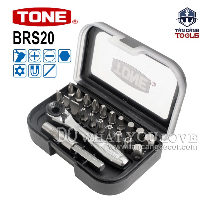 Bộ Cần Mở Tự Động  22 Chi Tiết 1/4 Inches Tone BRS20