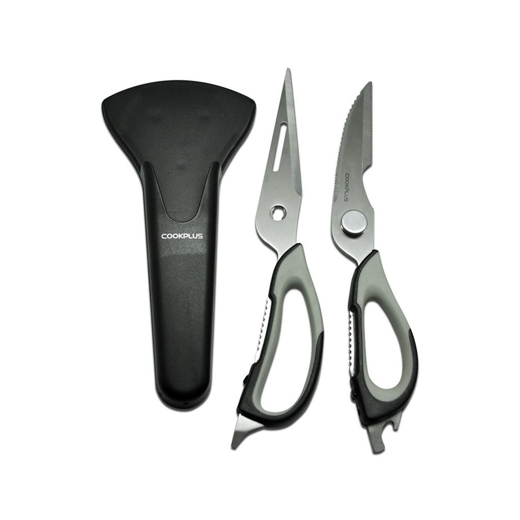 Kéo nhà bếp Lock&Lock 22.8cm - Màu đen / xám LOR131BG