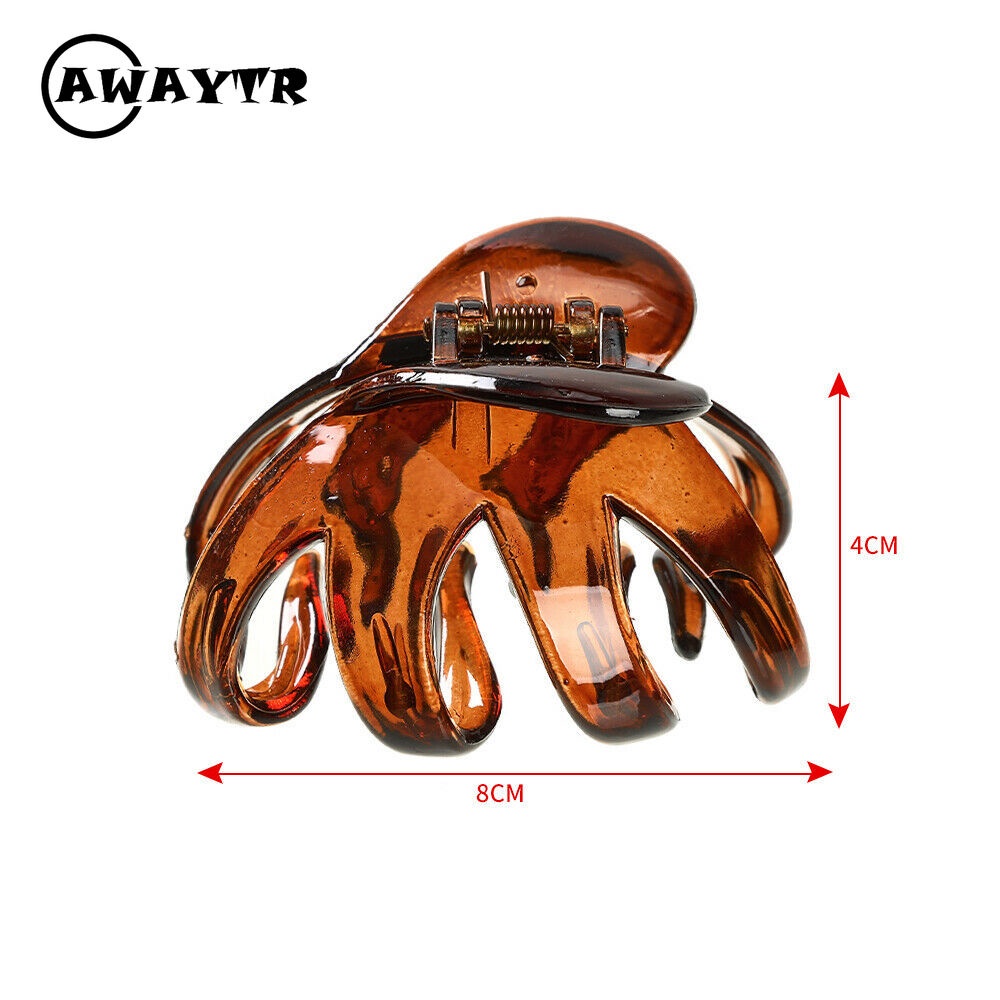 Kẹp Tóc Trơn 8Cm Kiểu Dáng Thời Trang Cho Nữ