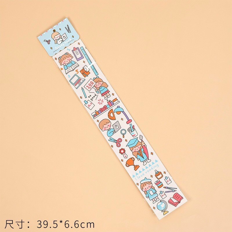 sticker dán sổ khổ hình chữ nhật