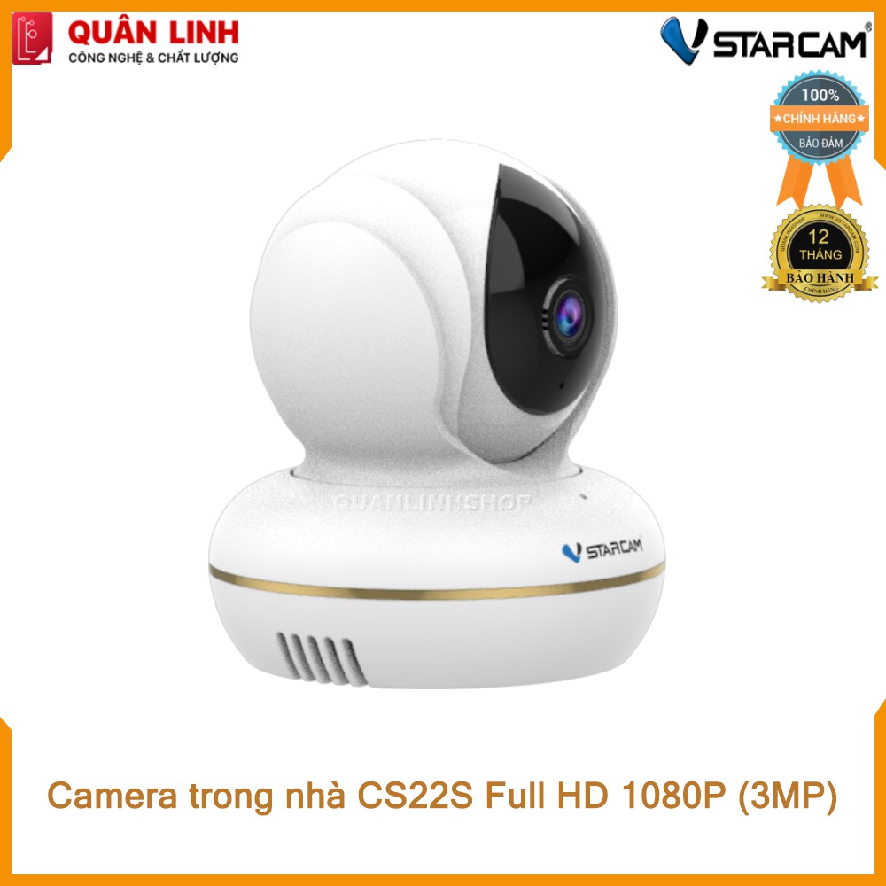 Camera IP Wifi hồng ngoại Vstarcam CS22S Full HD 1080P 3MP | BigBuy360 - bigbuy360.vn