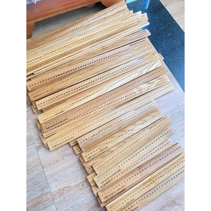 Thước gỗ sồi 30/50/60cm