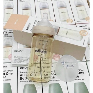 [Hàng Chính Hãng] Bình Moyum size 170ml và 270ml cho bé