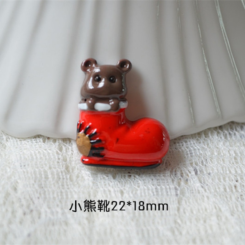 Set 10 mô hình cây thông noel bằng nhựa dùng để trang trí