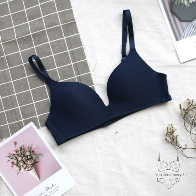 Áo lót màu sắc trơn không gọng, mút mỏng, nâng ngực ALU1 | BigBuy360 - bigbuy360.vn