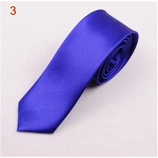 Cà vạt lụa phi bóng bản nhỏ 5cm