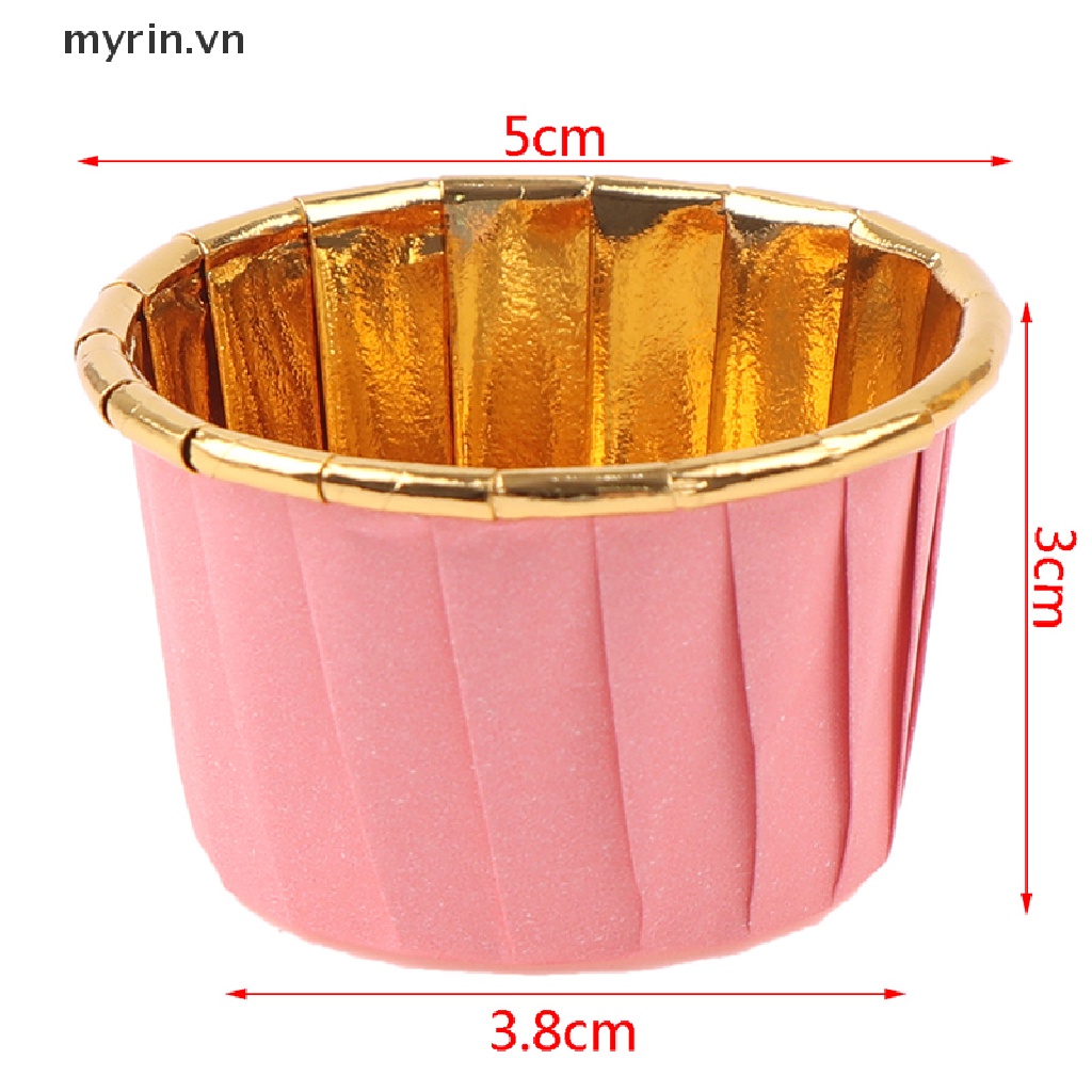 Set 50 Cốc Giấy Đựng Bánh Cupcake Tiện Lợi