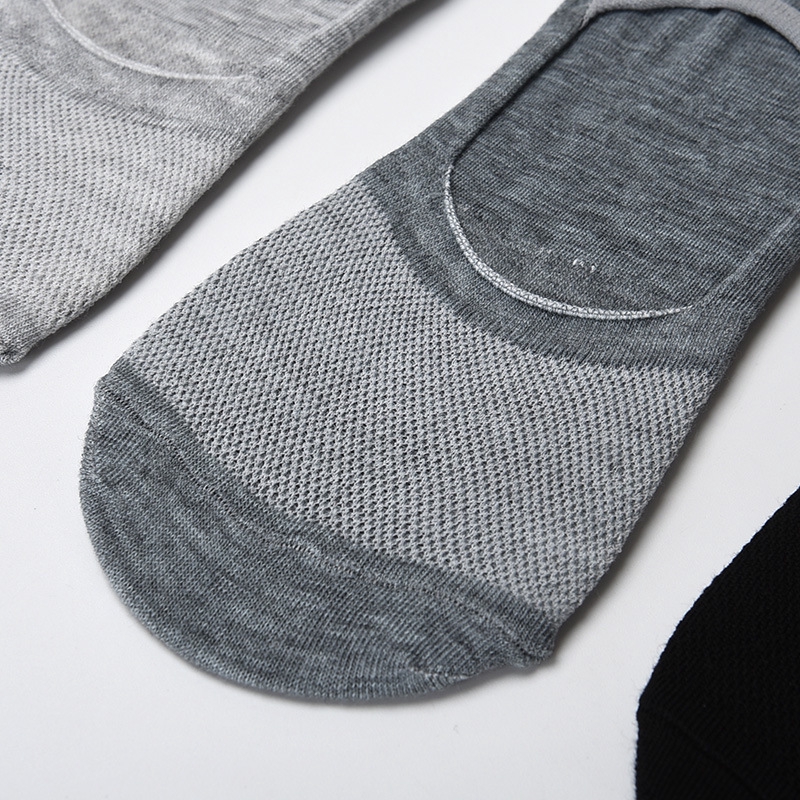 Women and Men Casual Socks Head Mesh Breathable Short Korean Cotton Invisible Socks Foot Sock Non-Slip Hosiery Boat Stocking