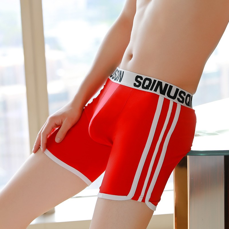 Quần Lót Boxer Cotton Dài Thời Trang Nam Tính