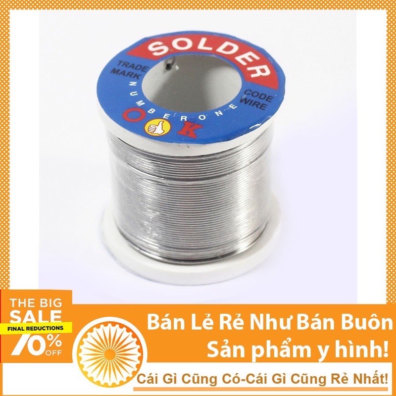 Thiếc Hàn SOLDER Size 0.8mm Cuộn To 100g