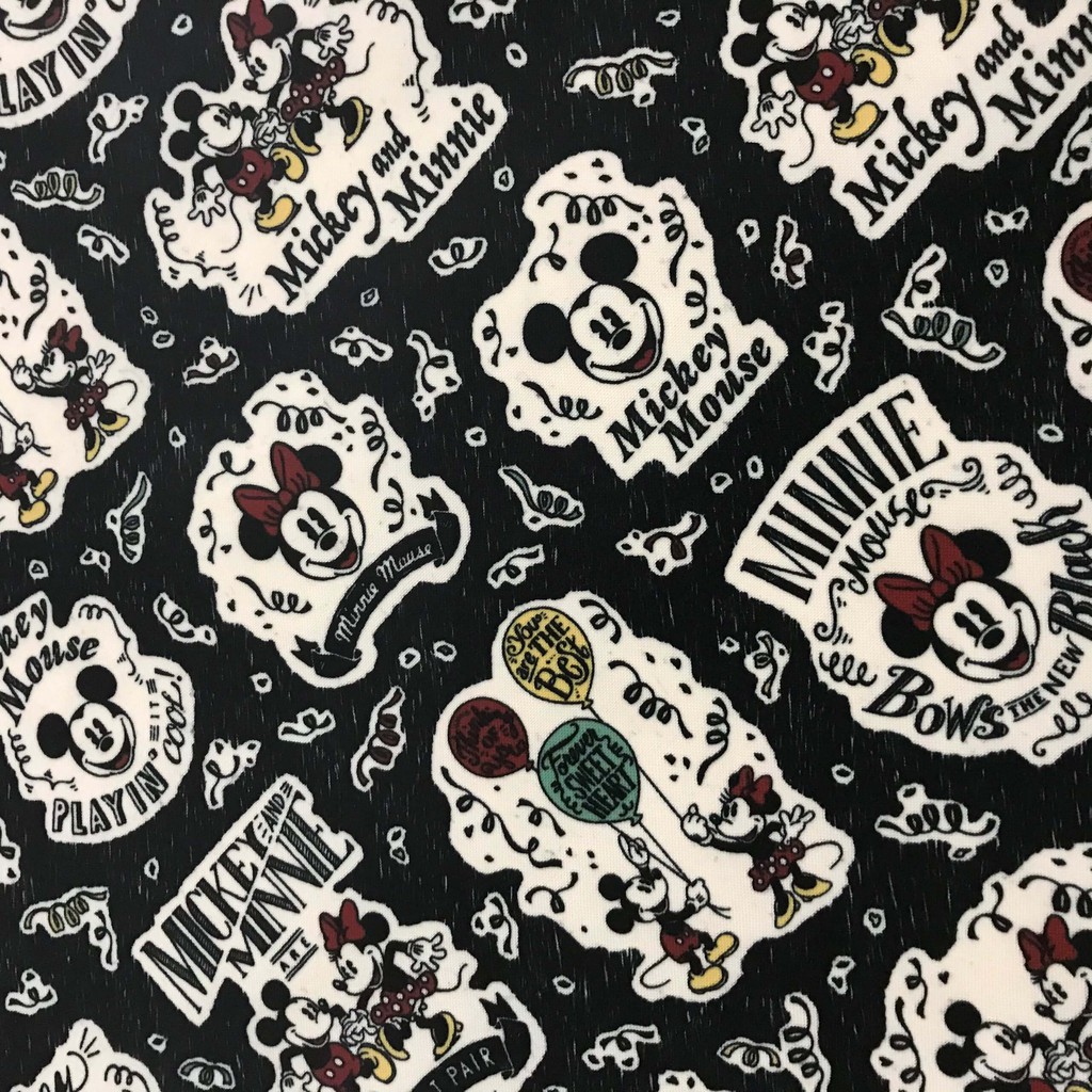 Vải phủ PVC may túi ví handmade hoạ tiết hoạt hình siêu dễ thương