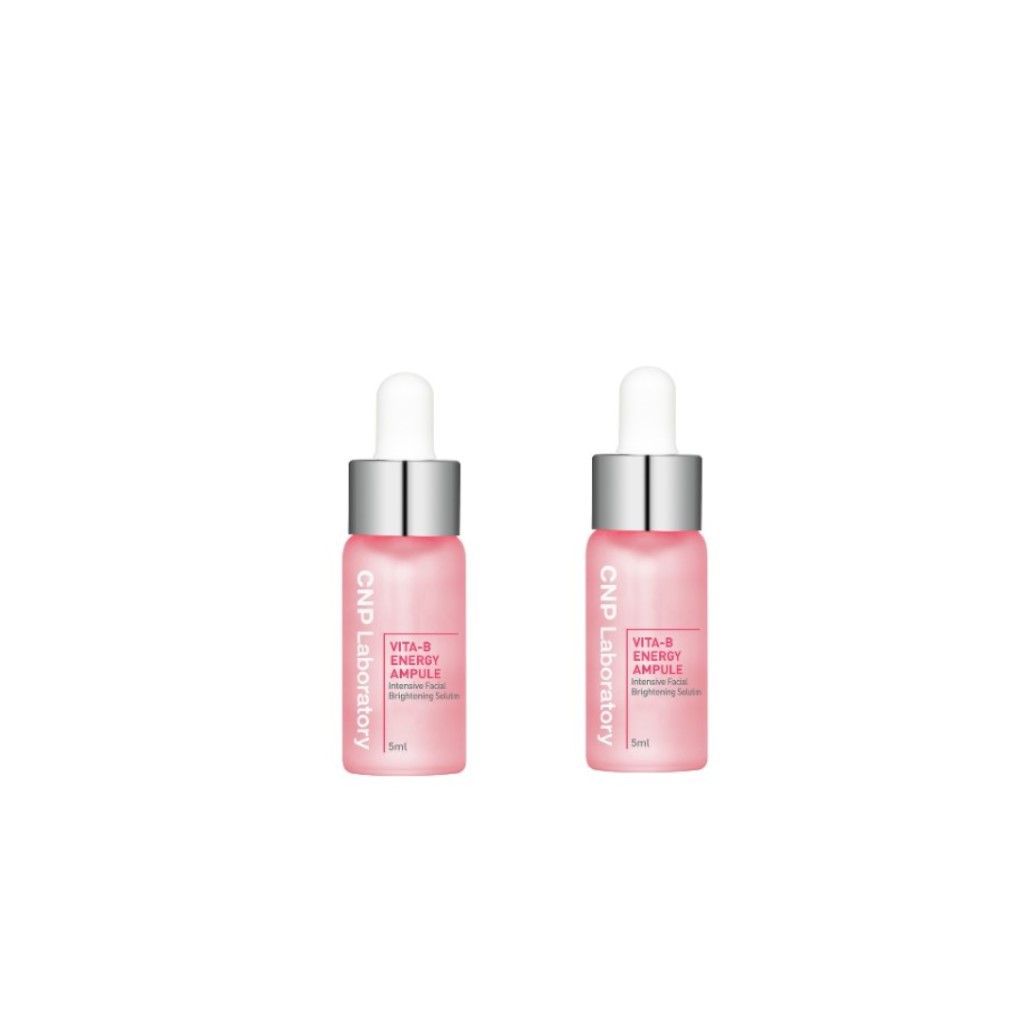 Combo 2 Tinh chất hồng 7 loại Vitamin B phục hồi và làm sáng da CNP Laboratory Vita-B Energy Ampule