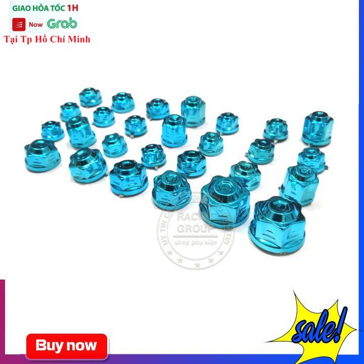 Chụp Ốc Cho Xe Máy ( Màu Xanh Dương )